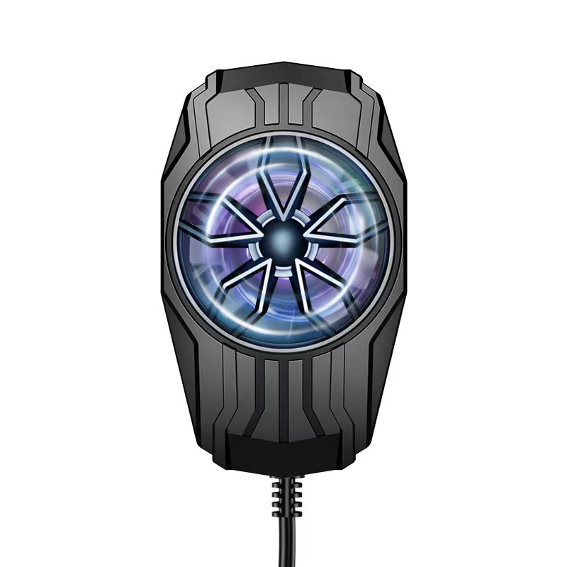 X52 Phone Cooler Air Cooling Charging Game Cooling Back Clip Wireless Charging Gear Adjustable