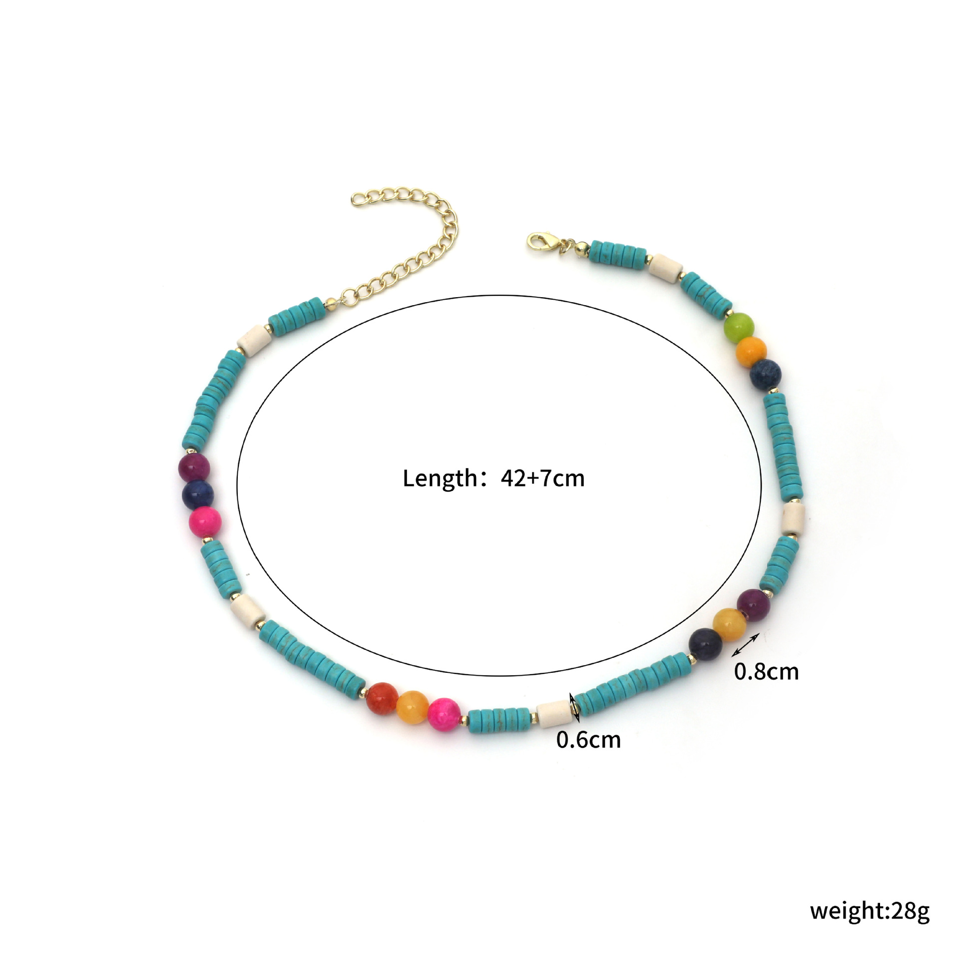 Necklace turquoise necklace Bohemian ethnic style turquoise necklace women