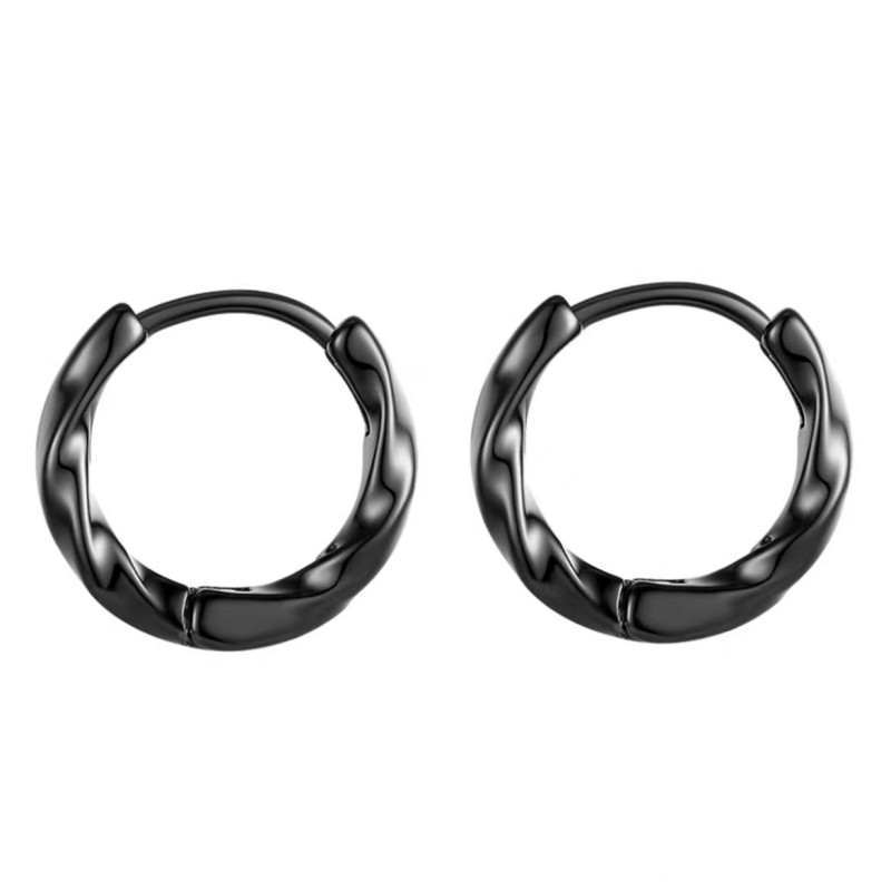 Earrings for men, ear piercing plain circle ear bone hoop earrings 2023 new women single ear jewelry