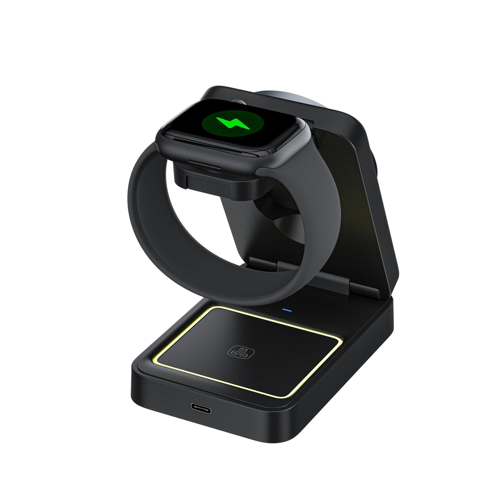 Wireless Charger Shenzhen Private Mold Patent Magnetic Foldable 3-in-1 Wireless Charger Fast Charge