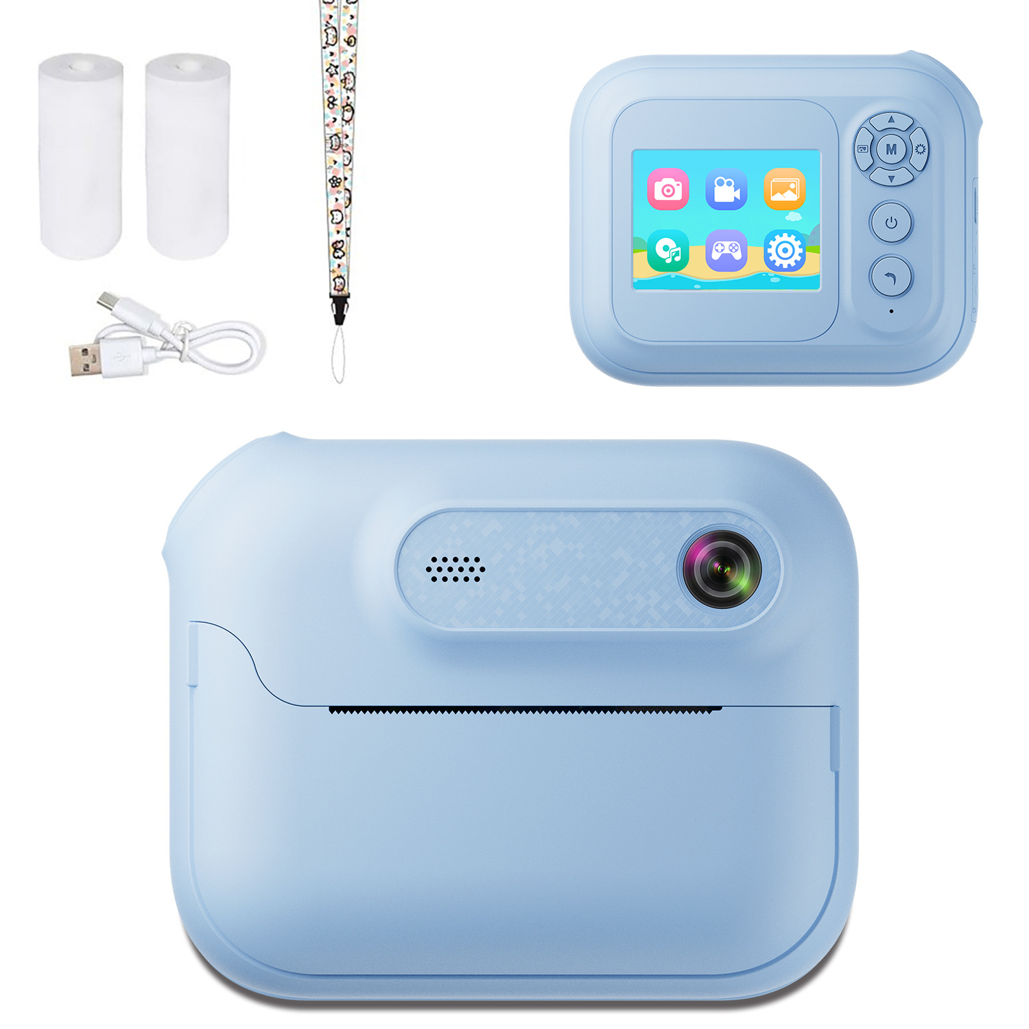 Children's Polaroid camera toy print camera can take photos and video instant print
