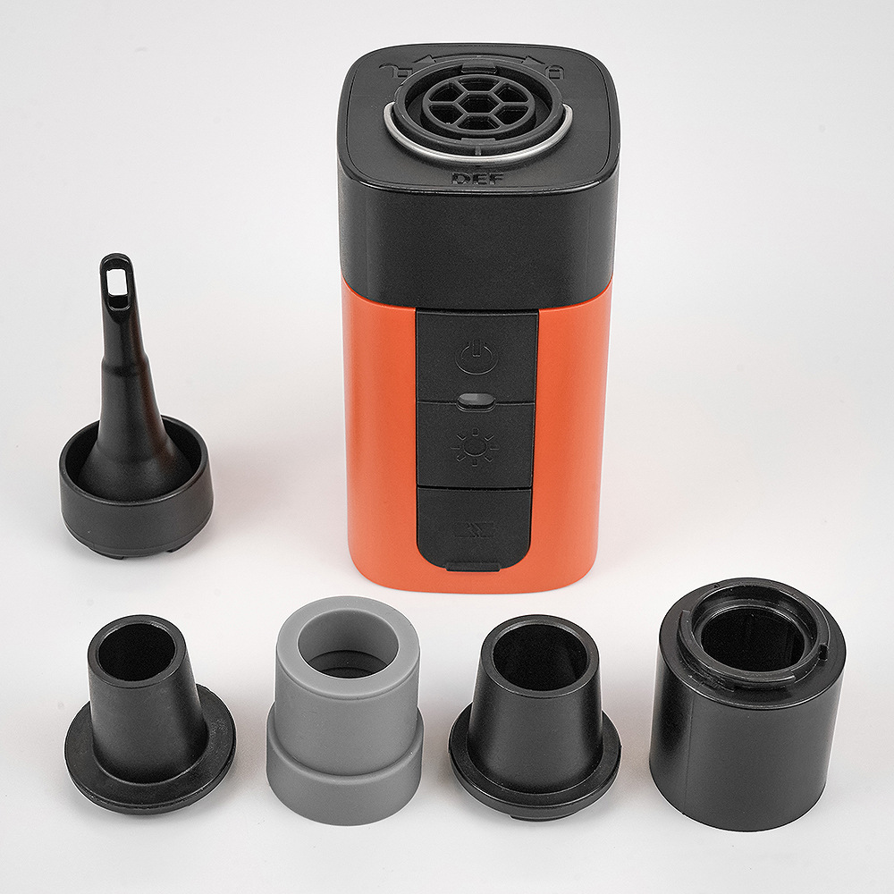 Wireless Outdoor Inflatable Pump Electric Mini Dual-Purpose Suction Inflatable Pump Outdoor SOS Emergency Signal Light