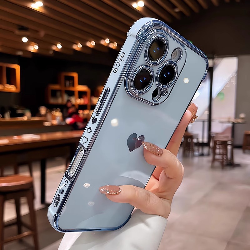 Apple 17pro phone case iphone16promax new lens full coverage 15 electroplating applicable