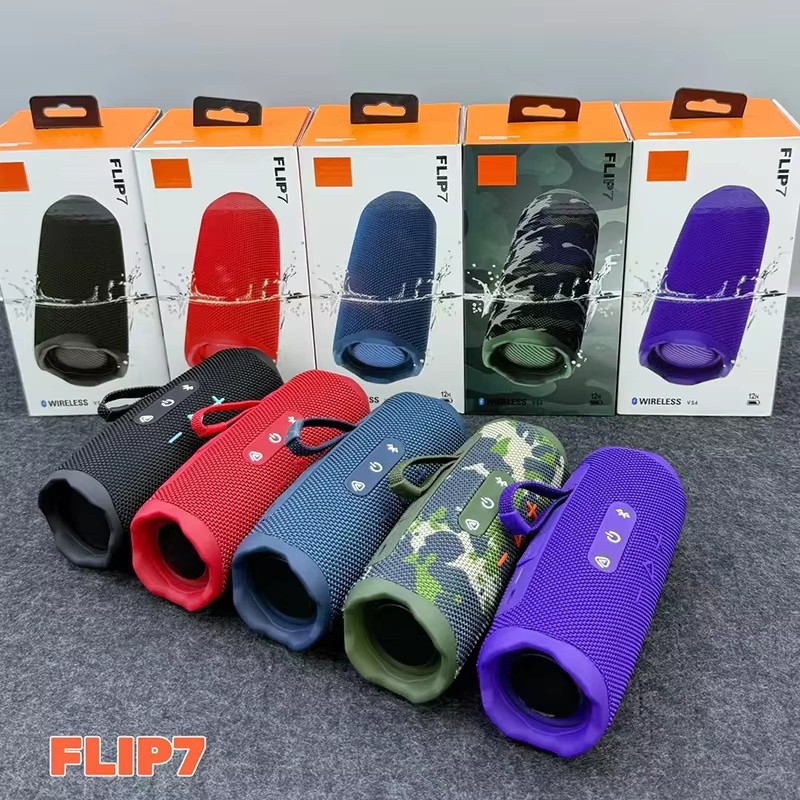 FLIP7 Kaleidoscope Bluetooth Speaker Portable Waterproof Heavy Bass Subwoofer Wireless Gift Speaker Outdoor BOX3