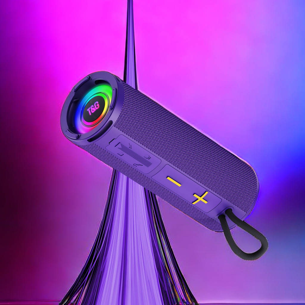 New TG421 Atmosphere Light Bluetooth Speaker Portable Wireless Subwoofer Audio High Power Mini Speaker