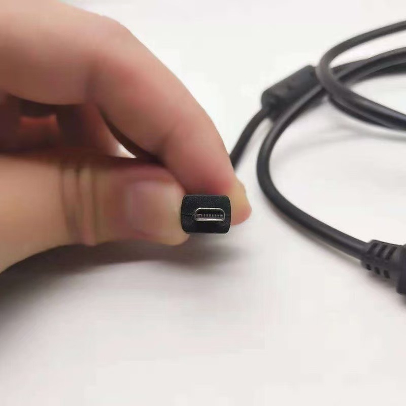 Digital camera phone universal USB to small port 8P8 pin data connection cable charging cable five-core wire