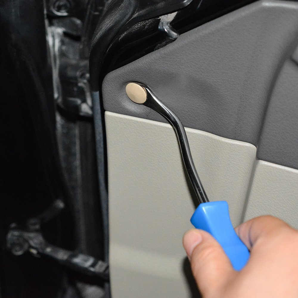 4-Inch Car Clip Removal Screwdriver Car Audio Center Console Panel Disassembly Tool Glue Clip Nail Puller