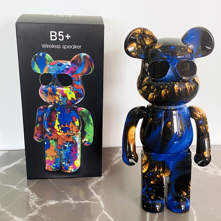 B5+ Bluetooth Speaker Decoration Violent Bear Sound Bear Toy Holiday Gift Small Speaker