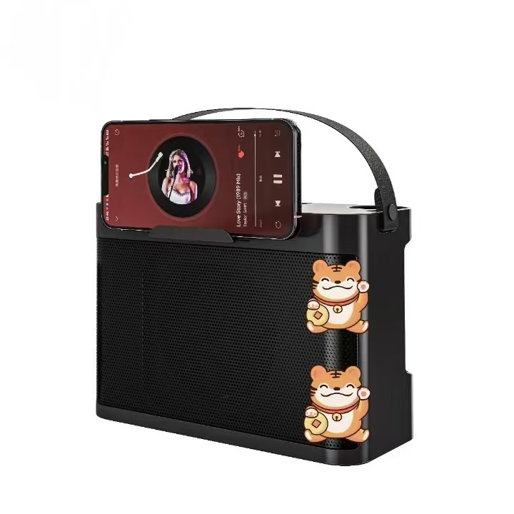 New YS219 Bluetooth Speaker Wireless Portable Handheld Home Outdoor K歌 All-in-One 203 Bluetooth Speaker