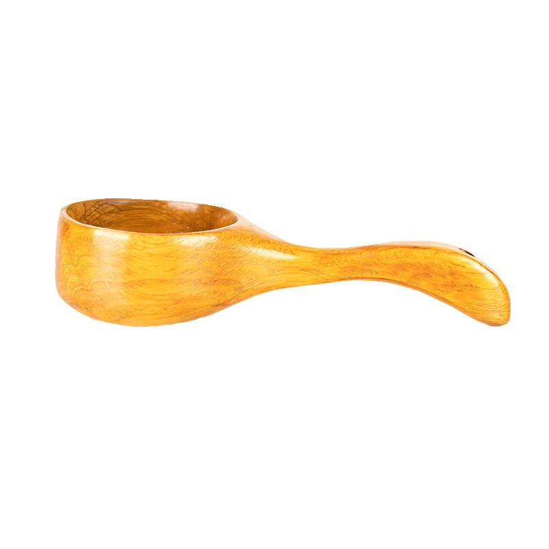 Rice Noodle Spoon Rice Noodle Pickle Scoop Whole Wood Large Water Scoop Wooden Scoop Home Rice Scoop Logo