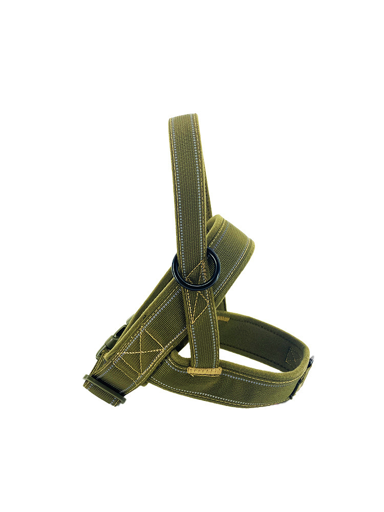 Dog chest harness vest type leash large dog dog collar horse dog golden retriever German shepherd border collie neck collar dog walking rope