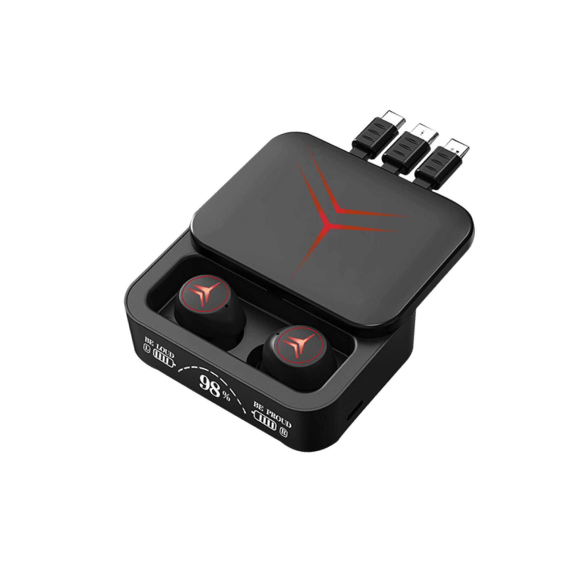 J6A11 Wireless Earphone Digital Display 895 Gaming Headset M27