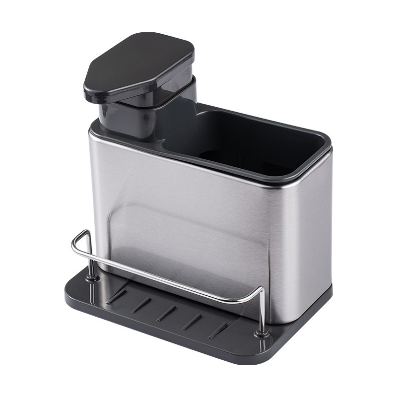 Stainless Steel Kitchen Organizer Rack Draining Rack Soap Sponge Sink Rack Utensil Storage Rack