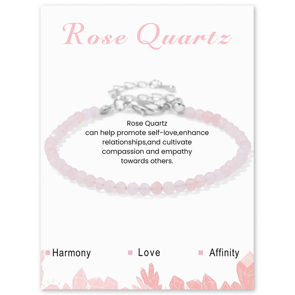 Card pack 3mm artificial crystal bead bracelet new best friend bracelet