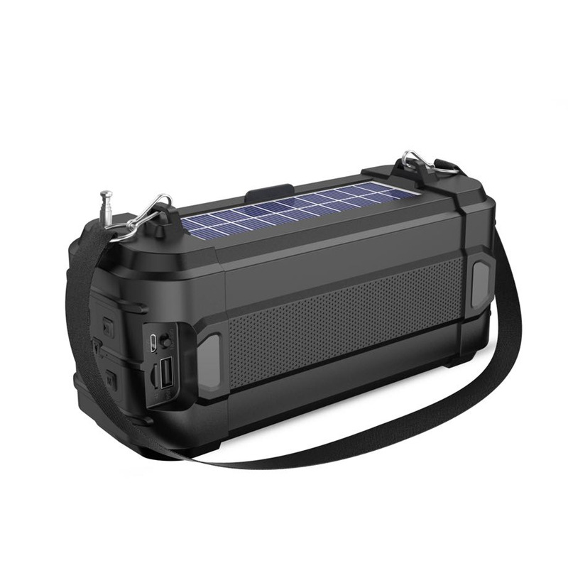 BDL-219 Bluetooth Speaker Loud Volume Outdoor Solar Radio Desktop Flashlight Wireless Speaker