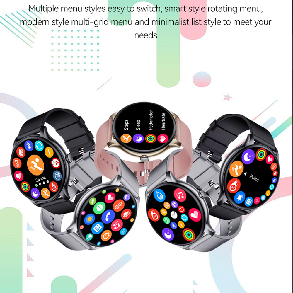 GT2 Smart Watch Bluetooth Call Information Reminder Sedentary Reminder New Full Round Screen Smart Band