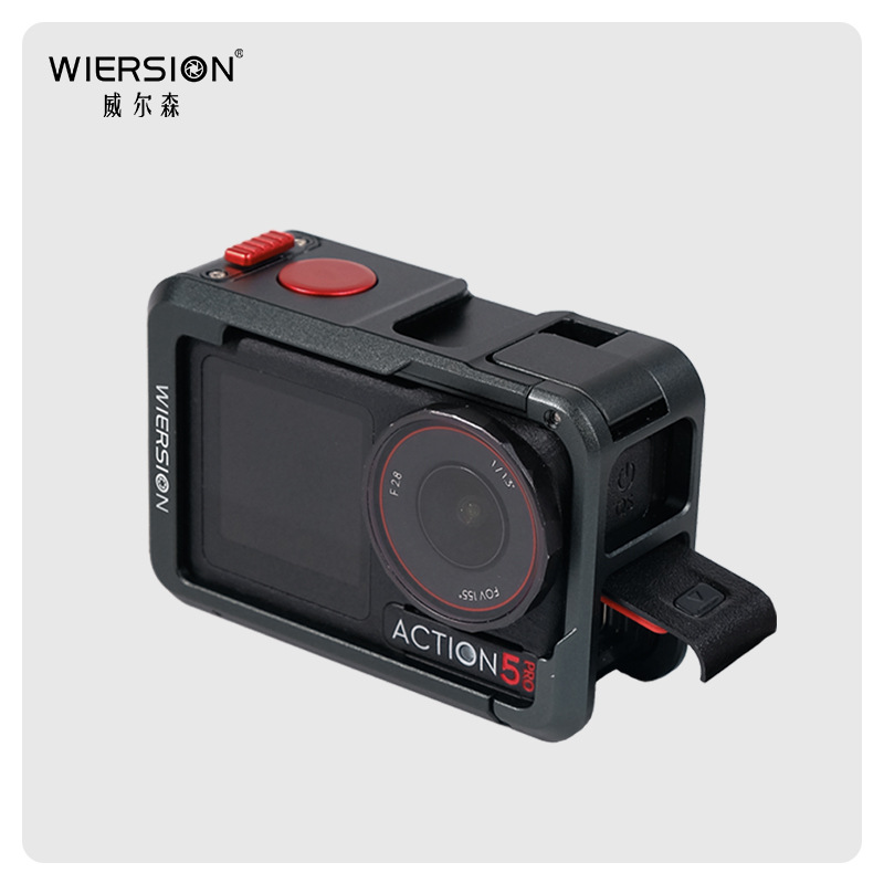 WIERSION Wilson DJI Action 5/4/3 Screw Street Photography Kit Action Camera Cage Accessories