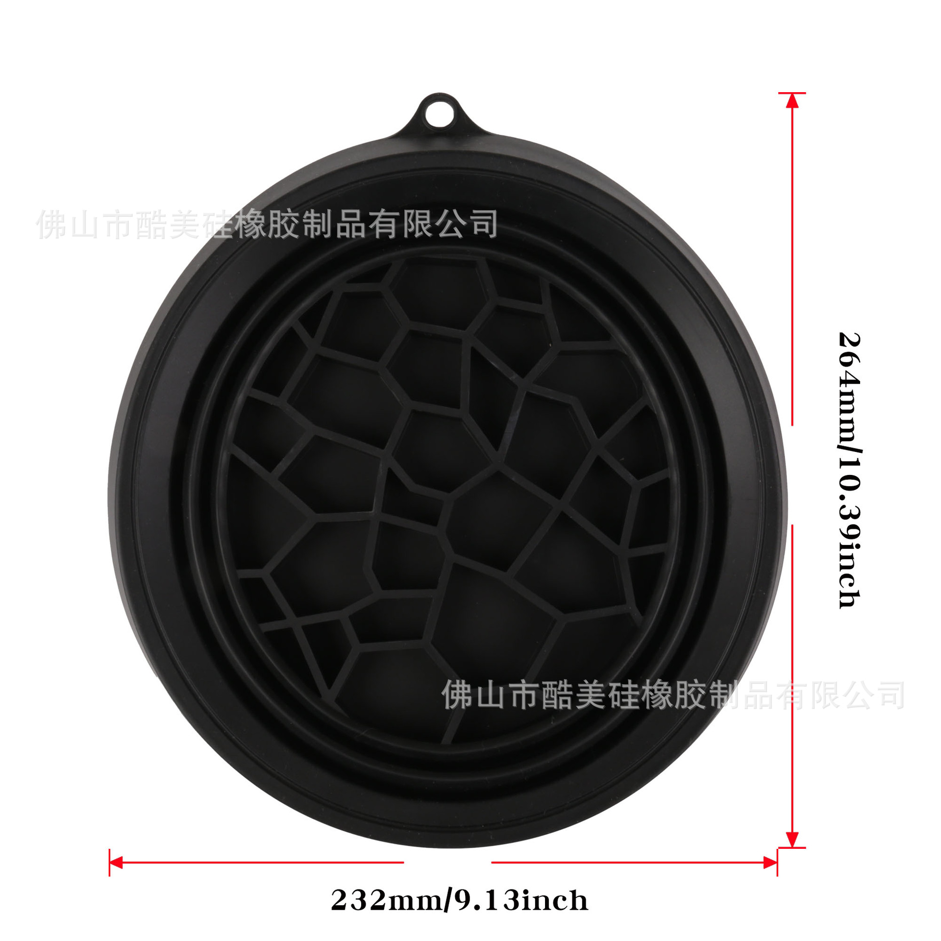 New breathable ice compress face basin with ice grid filter chamber ice therapy care ice bath beauty silicone foldable face basin