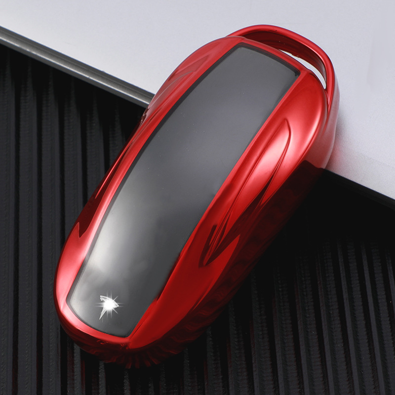 For Tesla Key Case Model Y/Model 3 Card Shell Model S/X Car Bag Buckle Female