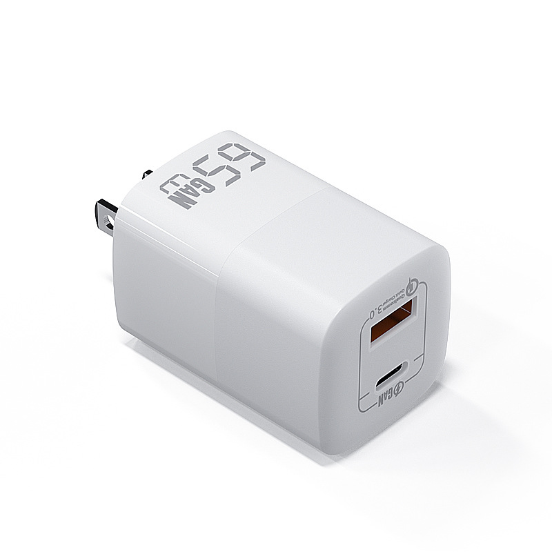 65W GaN Charger PD Fast Charging Head for Huawei Apple 17 Phone Computer Charger