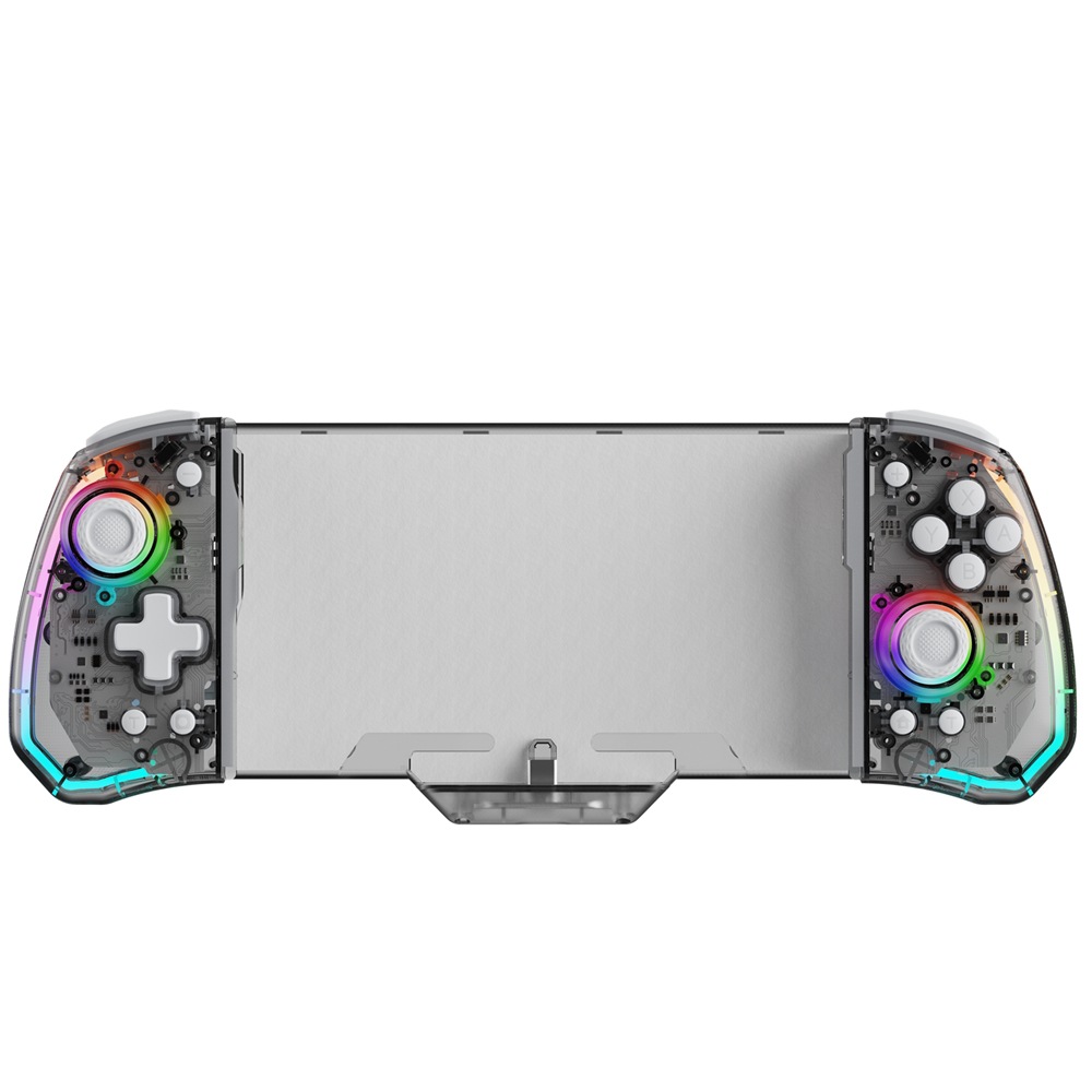 LinYuvo Lianyou switch plug-in game handle colorful RGB light back button metal joystick left and right handle