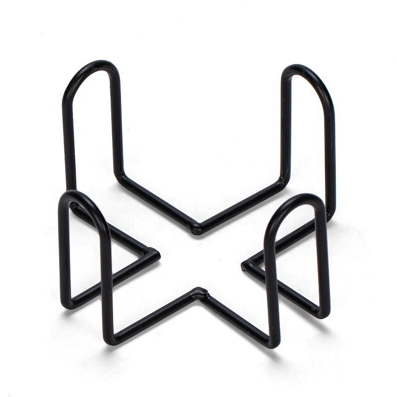 Coaster Storage Rack Iron Six Eight Ten Square Round Coaster Rack Black Iron Rack