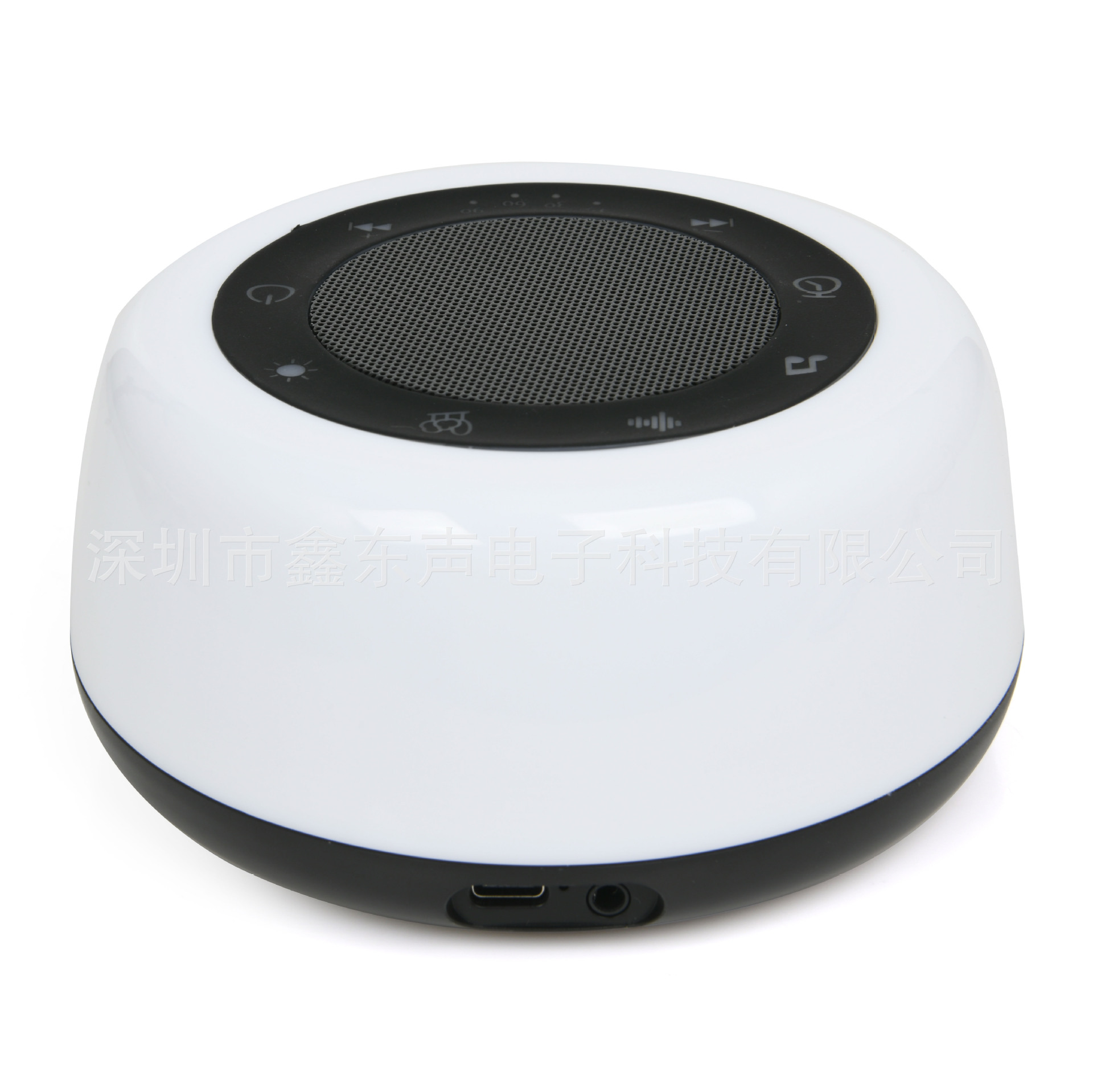 New LED White Noise 30 Tracks Smart Timer Bedside Atmosphere Breathing Light Sleep Aid TPC Fast Charge Sleep