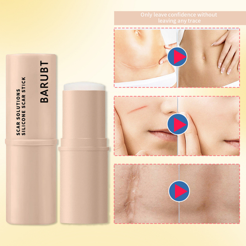 TK Scar Removal Stick Moisturizing Smooth Facial Skin Full English Gentle Silicone Repair Stick
