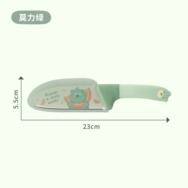 Little Bear Baby Food Cutting Board Household Non-Slip Chopping Board Baby Food Fruit Chopping Board Set Plastic Kitchen Cutting Board