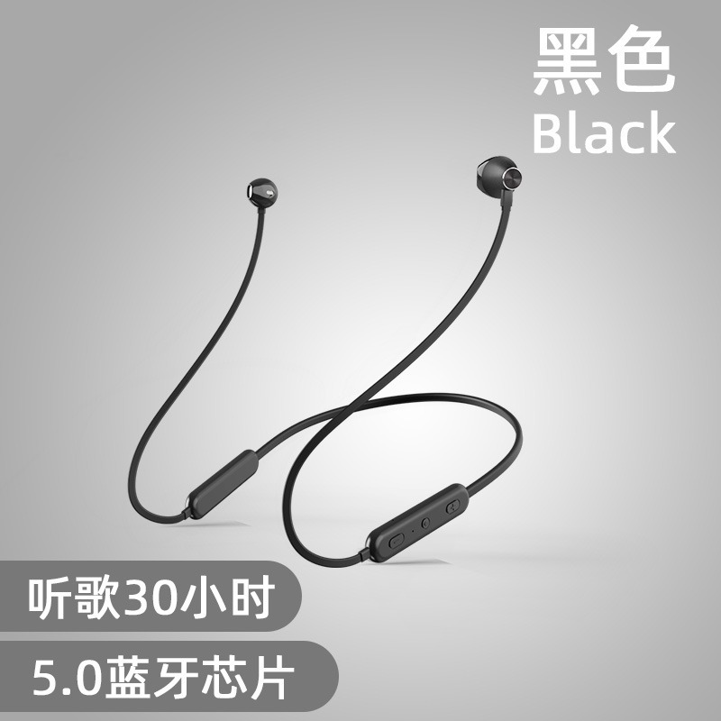 Soai X8 Wireless Bluetooth Earphones Running In-ear Waterproof Sports Neckband Neck Hanging In-ear Listening