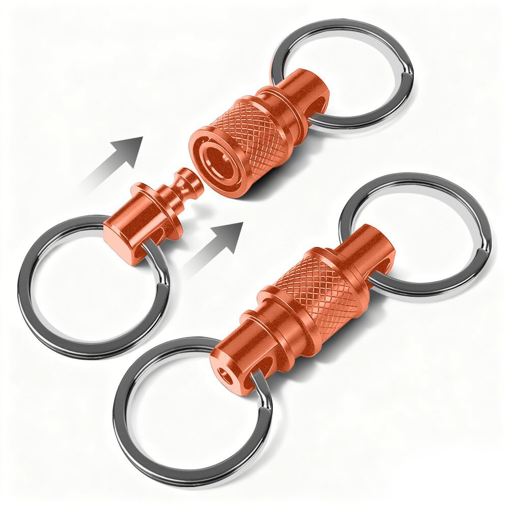 Aluminum Alloy Universal Buckle Multi-Functional 360-Degree Rotating Storage Buckle Detachable Convenient Hook Universal Clip