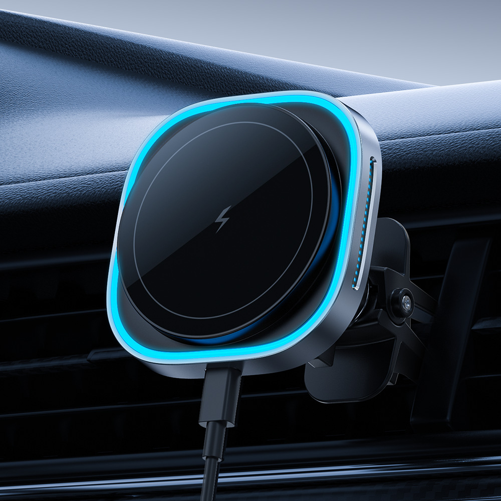 Wow Custom Compatible with Apple iPhone 16 Qi2 New Car Magnetic 15W Wireless Charger