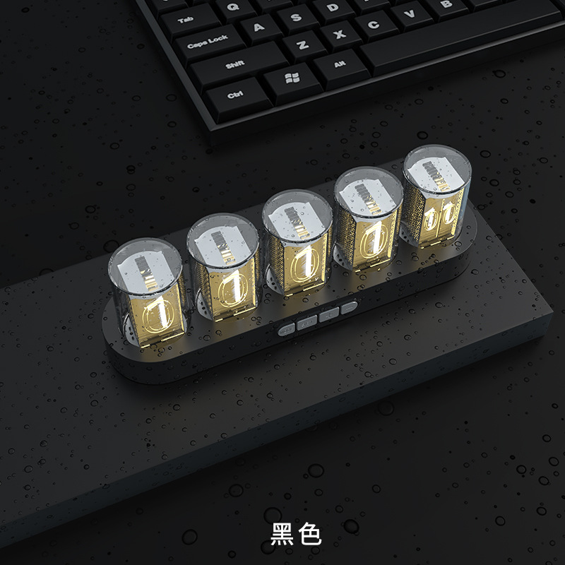 European Style Nixie Tube Electronic Clock Living Room Decoration Ornament Table Clock Digital Clock