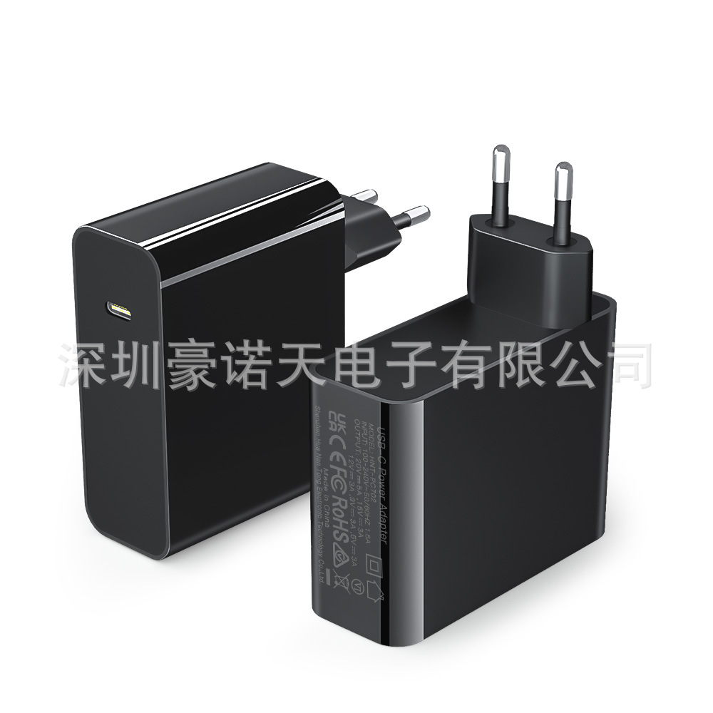 GaN PD100W Single C Port High Power Charging Head US EU Fast Charger PPS Multi-Protocol