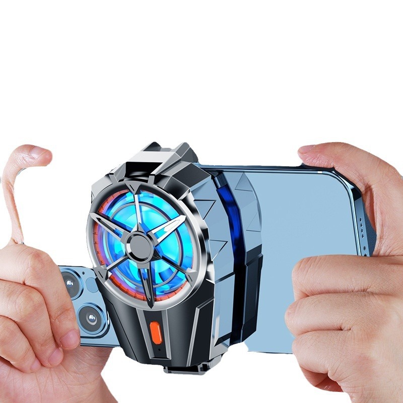 X52 Phone Cooler Air Cooling Charging Game Cooling Back Clip Wireless Charging Gear Adjustable