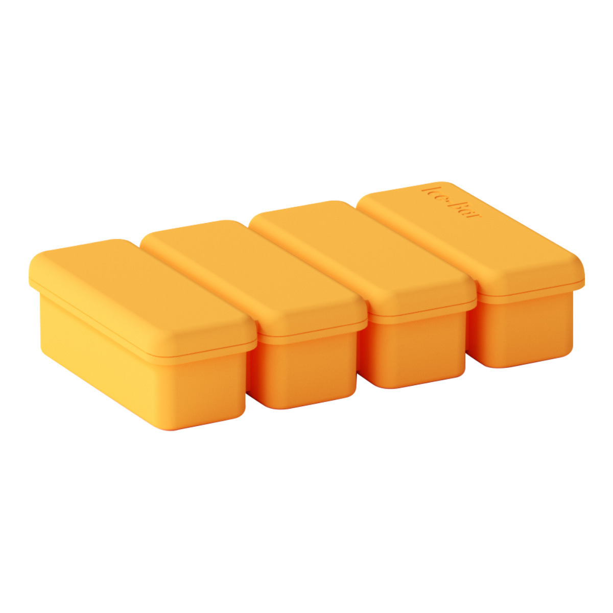 Silicone ice cube tray, popsicle mold, bar-shaped ice pop mold, kitchen ice cream mold, baby food baking ice mold