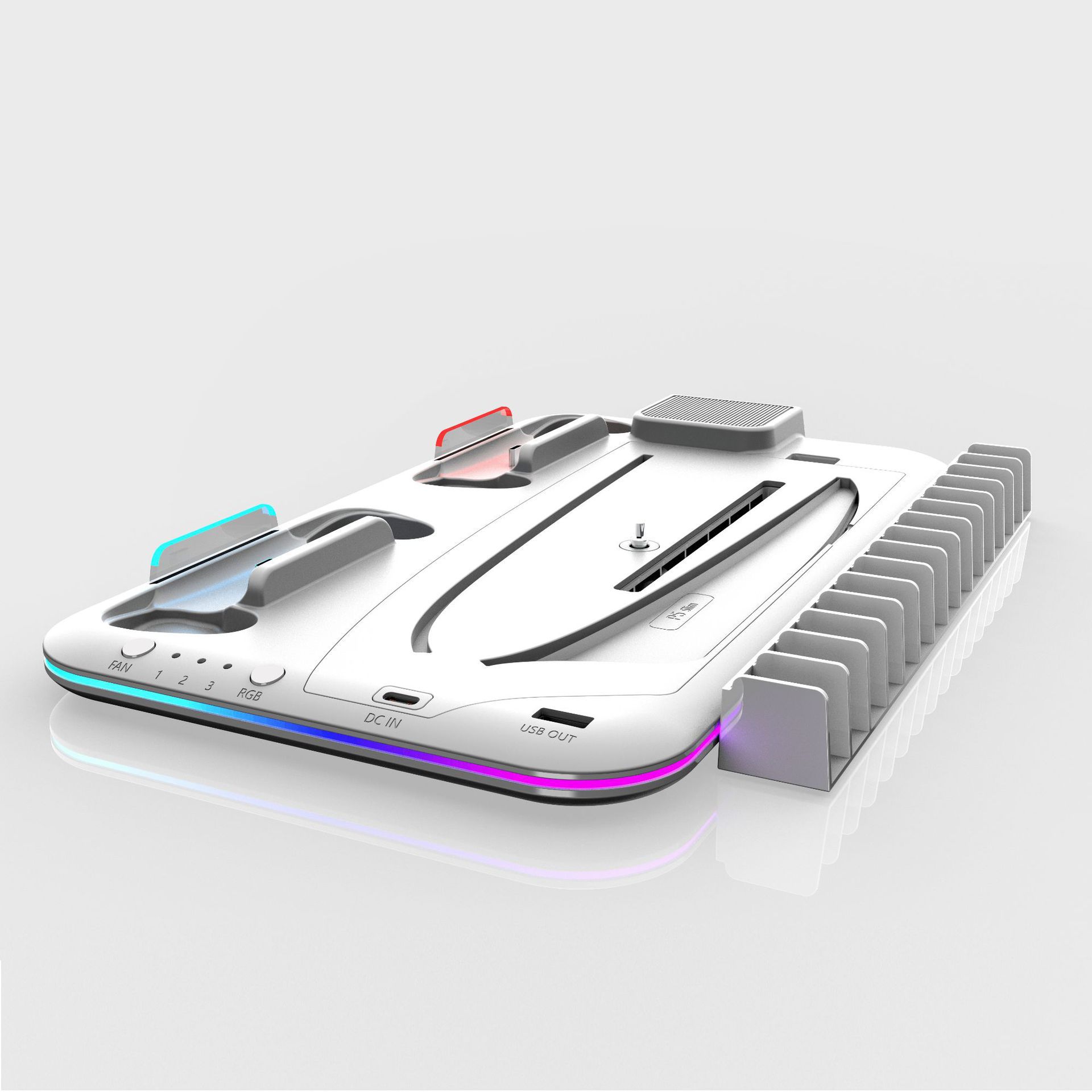 PS5 PRO host cooling base PS5slim handle charging dock game disc headphone storage rack DZ504