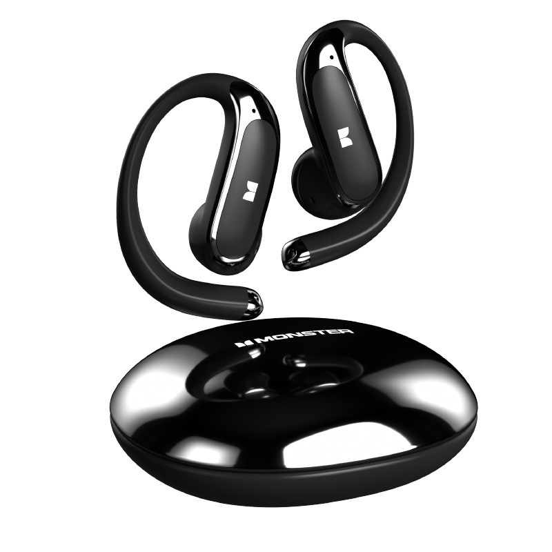 2026 New Mosheng D01 Wireless Bluetooth Headset Ear Hook Open-ear Bone Conduction Noise Cancelling AI Smart Monster Sound