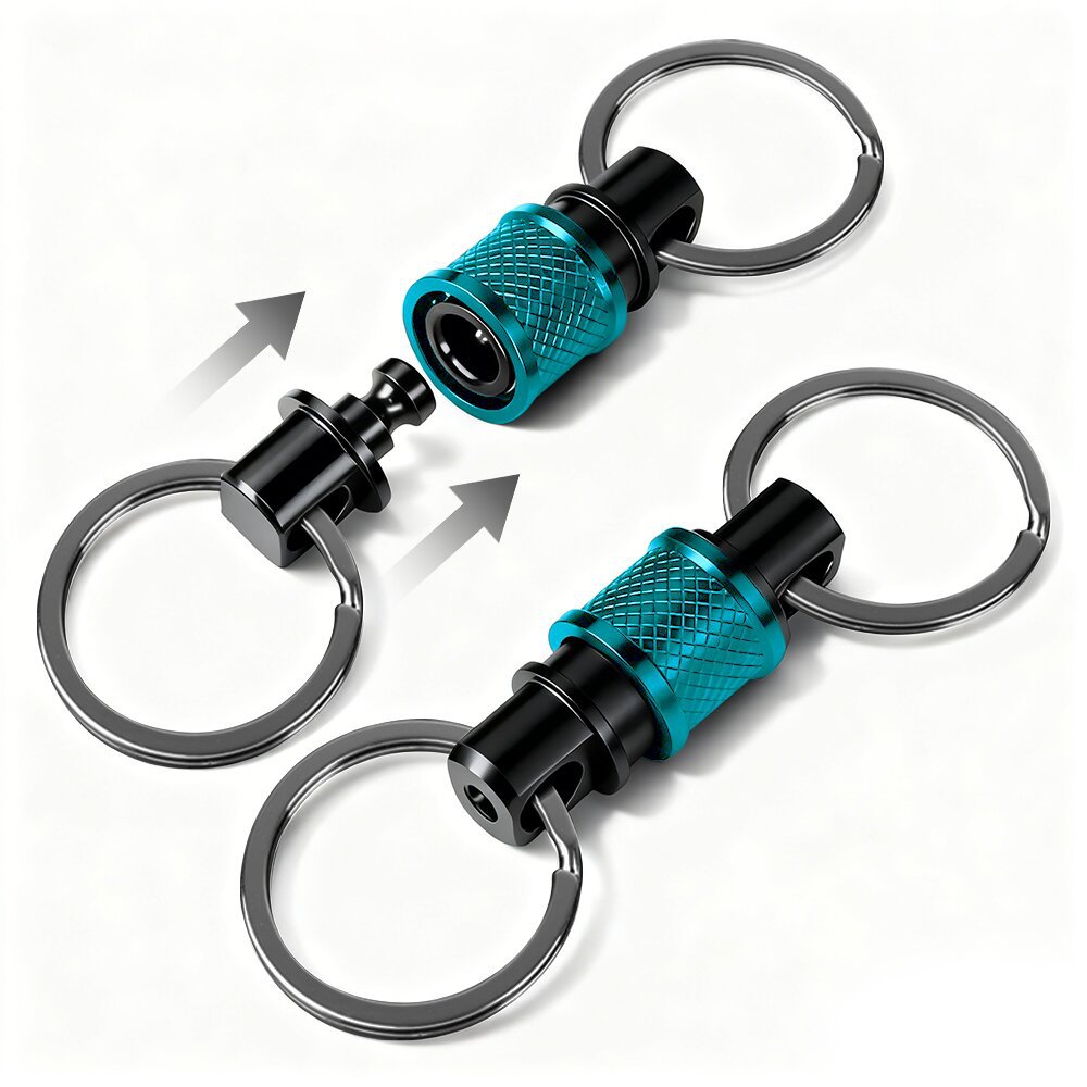 Aluminum Alloy Universal Buckle Multi-Functional 360-Degree Rotating Storage Buckle Detachable Convenient Hook Universal Clip