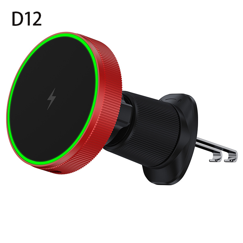 D12 Magnetic Car Wireless Charger for iphone12/13/14/15 Charging Magnetic Wireless Charger