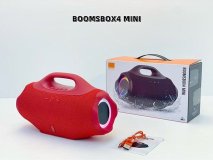 BOMBOX 4 Mini Handheld Outdoor Portable RGB Light High Power Subwoofer Card Slot Bluetooth Speaker