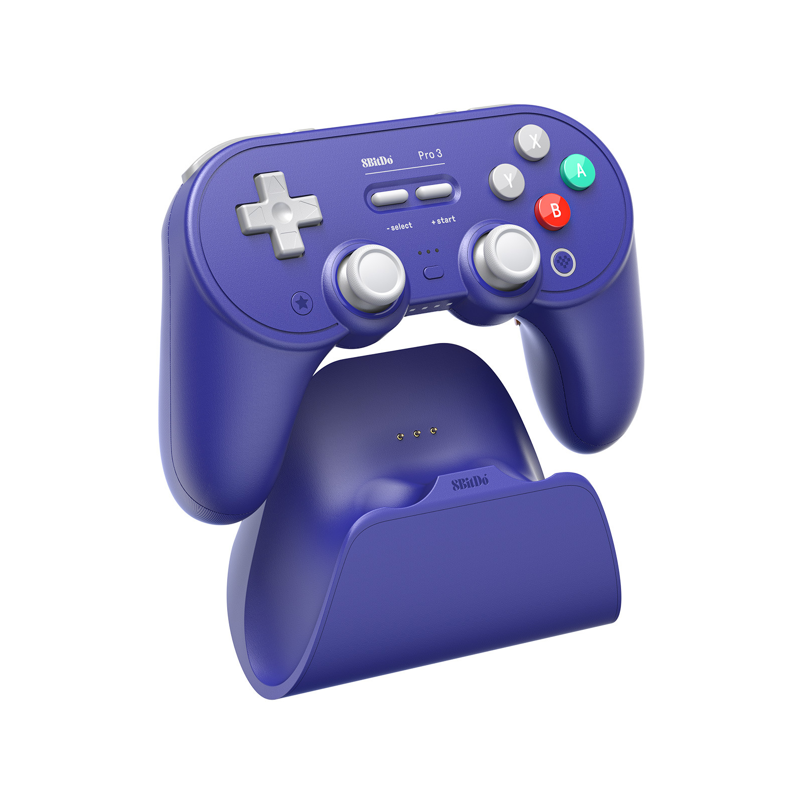 8Bitdo Pro 3 Wireless Bluetooth Grip Controller TMR Joystick Switch 2/PC/Steam Android