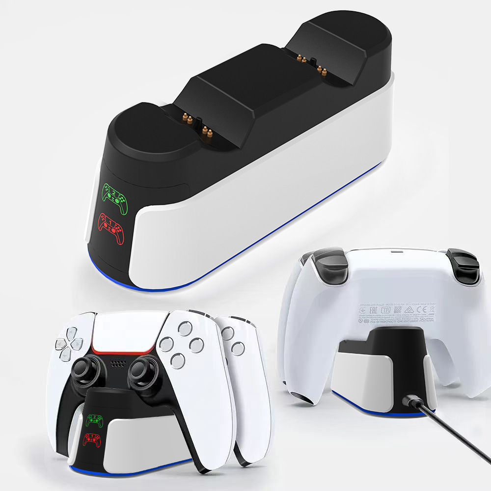New PS5 controller charging dock ps5 controller charging base fast charging dual charging RGB lighting custom mold
