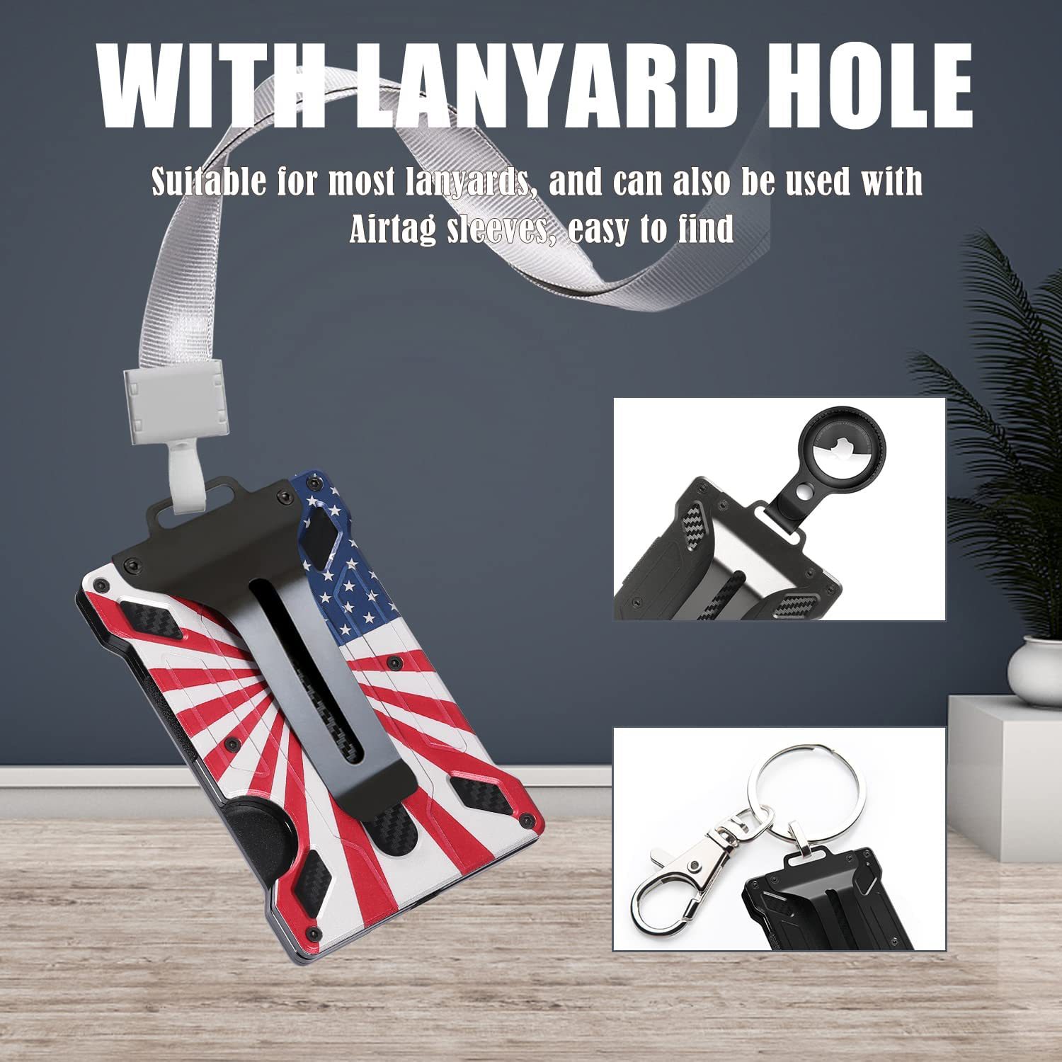New Aluminum Alloy Card Holder Transparent Badge RFID Metal Wallet Work ID Card Clip Business Card Holder