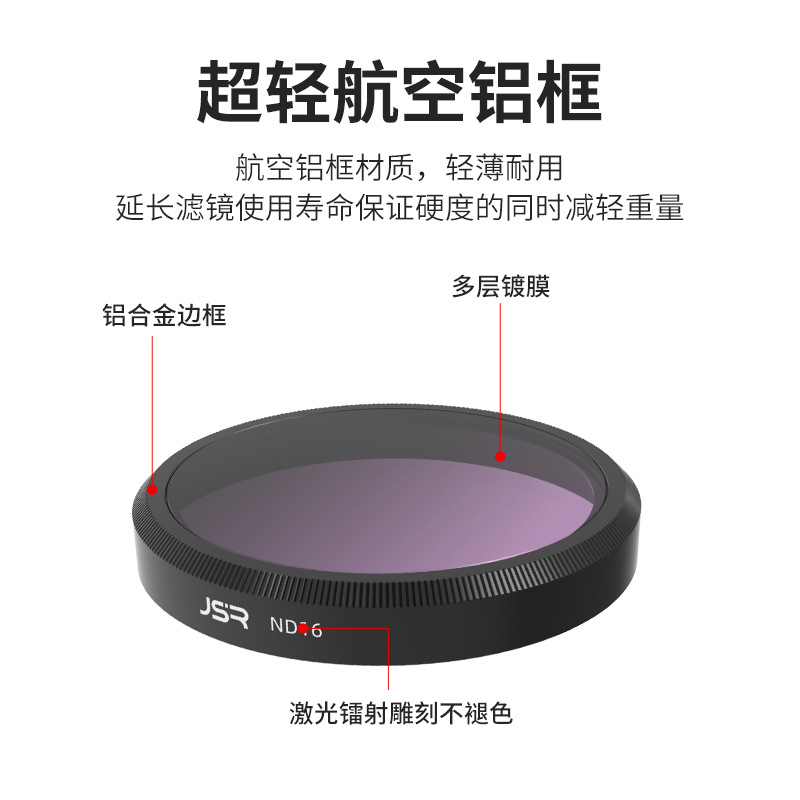 UV protective filter CPL polarizer Action6 filter kit accessories for DJI Action6 action camera