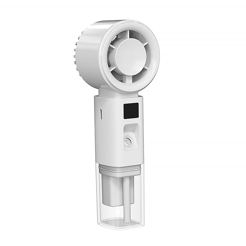 2026 New Desktop Mini Spray Fan USB Charging Portable Handheld Small Fan Electric Fan