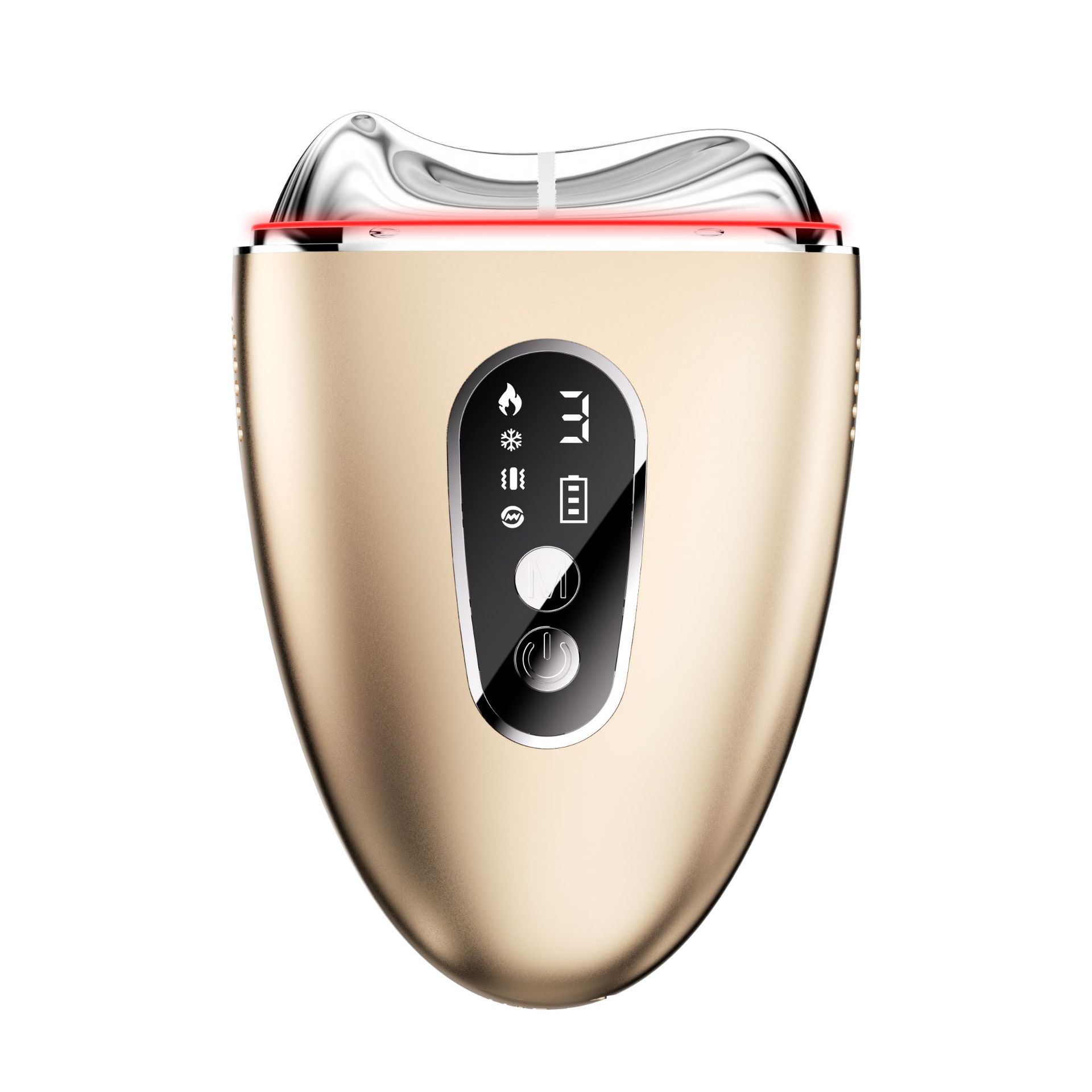 Cold Hot Face Lifting Massager Scraping Instrument Color Light Vibration Massage Electronic Beauty Instrument Facial导入仪