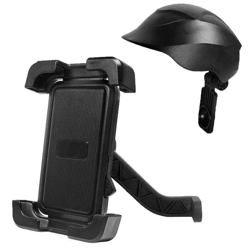 Electric vehicle phone holder motorcycle delivery rider special car navigation holder umbrella helmet holder