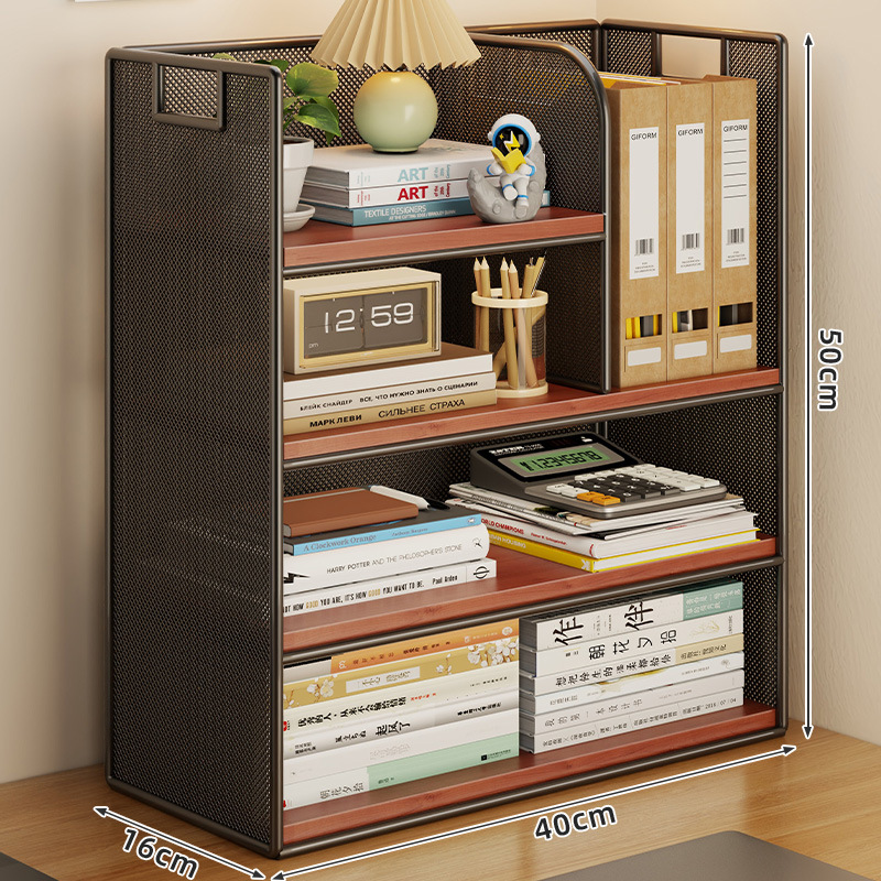 Desktop Storage Rack for Home Study Desk Book Storage Rack, Living Room Snack Rack, Cup Holder, Office Desk Organizer
