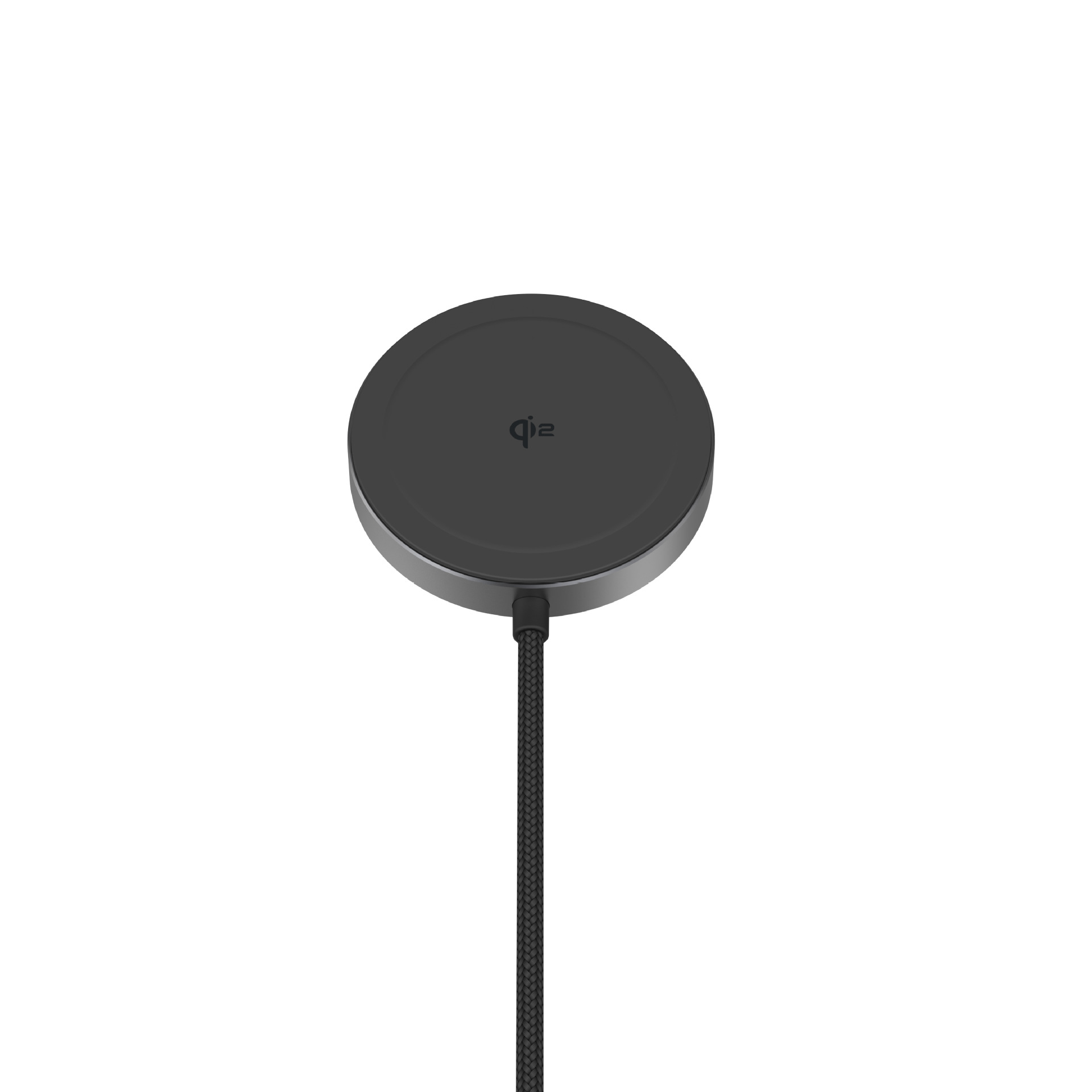Qi2 certified wireless charger magnetic single stand aluminum alloy high quality liquid silicone 15W magnetic wireless charger